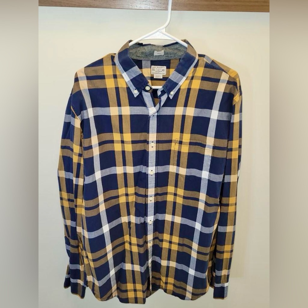 J. Crew Plaid Dress Shirt - XLT